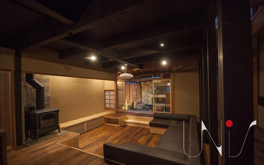 京町家のリビング