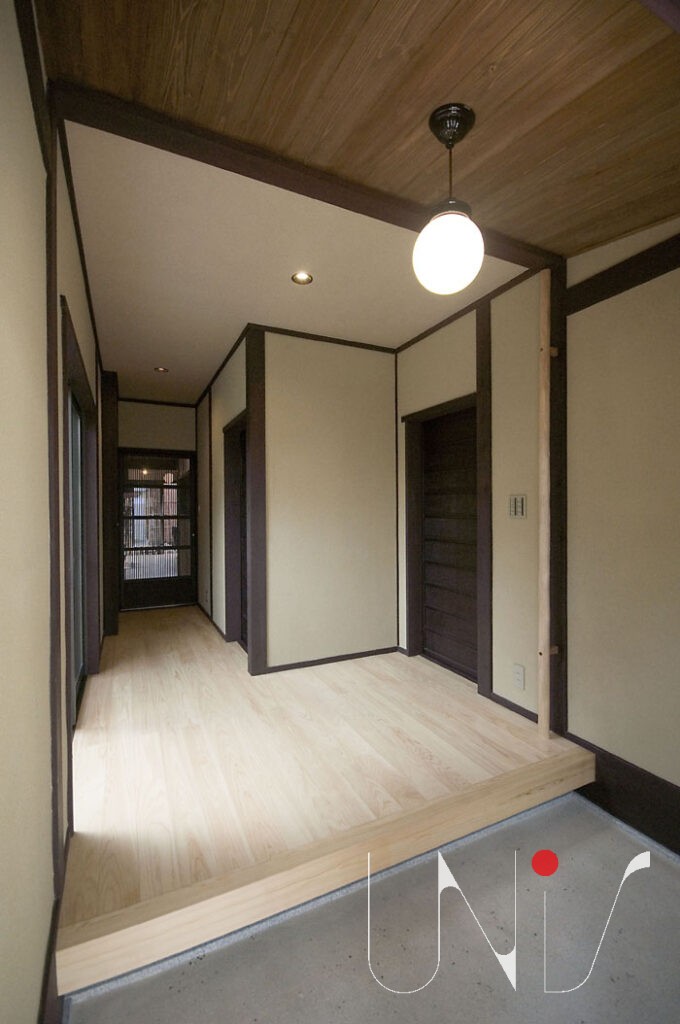 京町家の玄関
