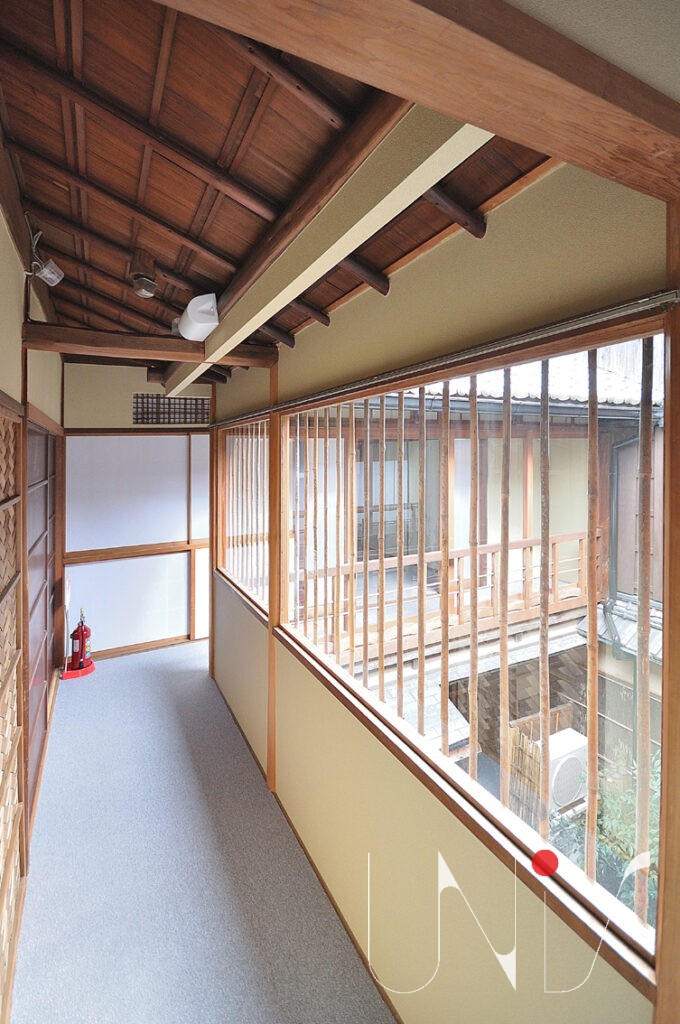 京町家の廊下
