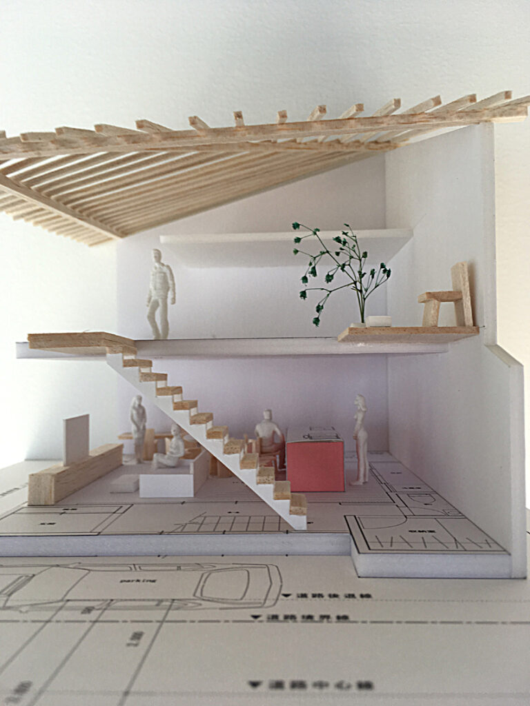 新築住宅の模型