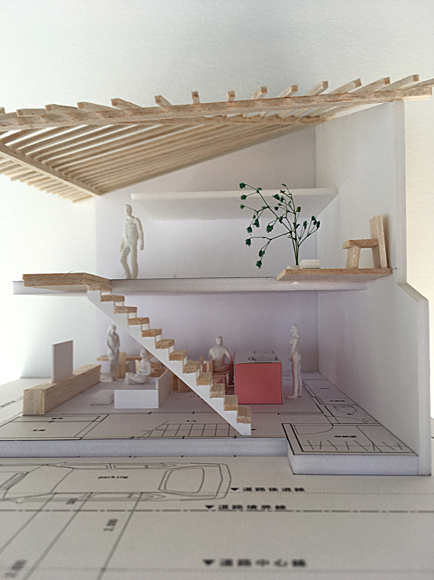 新築住宅の模型