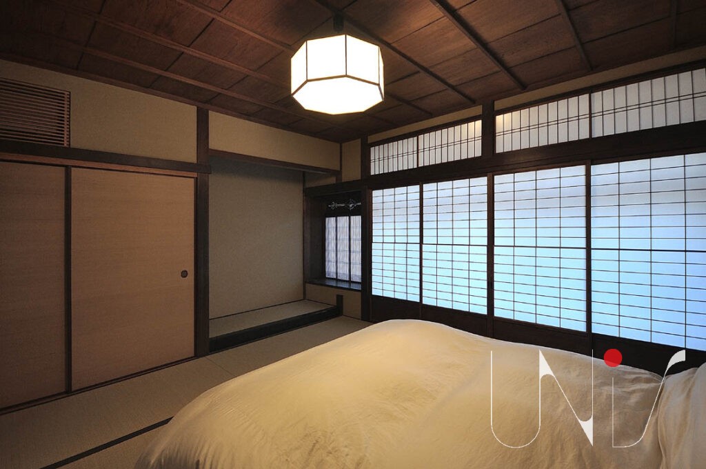 京町家の寝室