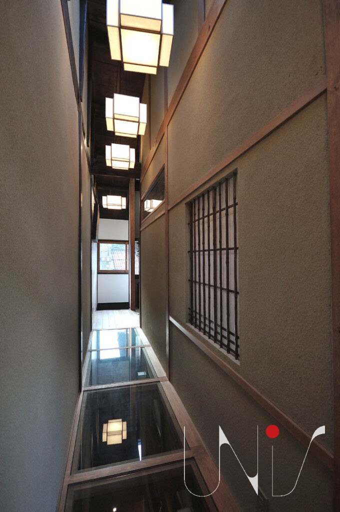 京町家の廊下
