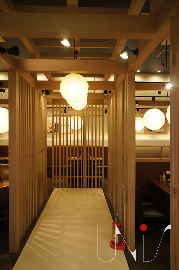 店舗のエントランス