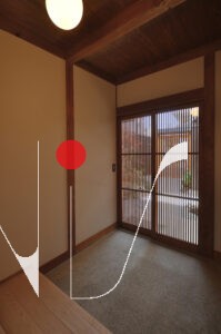 京町家の玄関