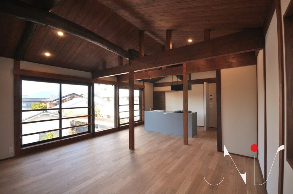 京町家のリビング