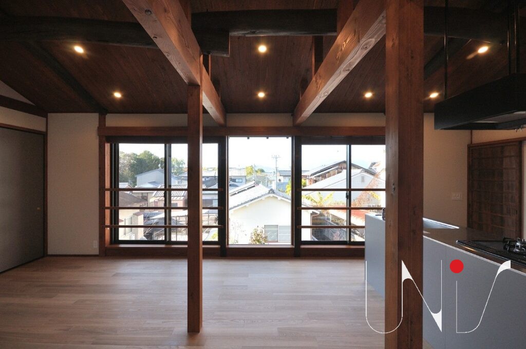 京町家のリビング