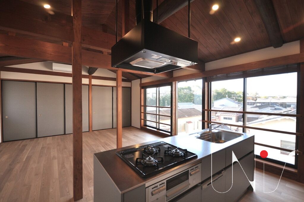 京町家のリビング