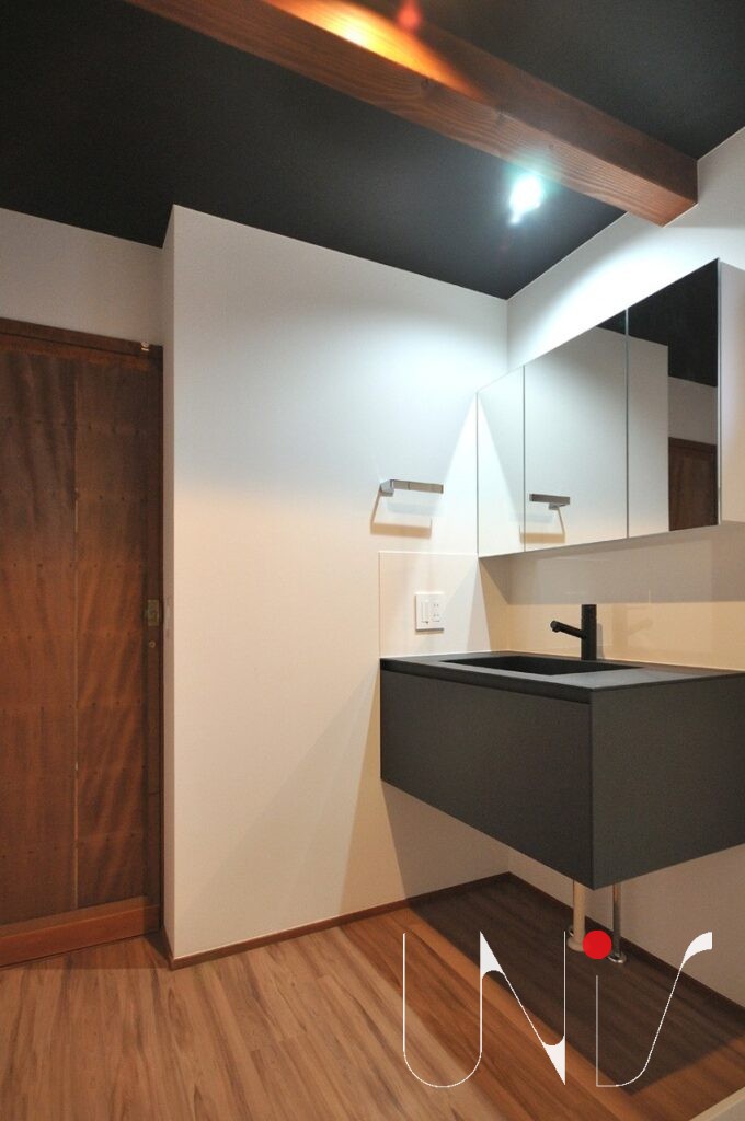 京町家の洗面室